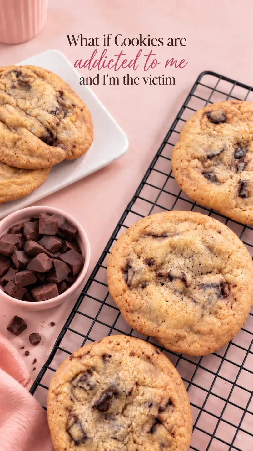 What if cookies are addicted to me: OG cookies on a cooling rack